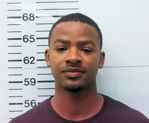 This booking photo provided by the Oxford, Miss., Police Department shows Sheldon Timothy Herrington Jr., of Grenada, Miss. Oxford police said Wednesday, March 29, 2023, that Herrington has been indicted on a capital murder charge in the death of Jimmie “Jay” Lee, a 20-year-old University of Mississippi student who disappeared in July 2022 and whose body has not been found. (Oxford Police Department via AP, File)
