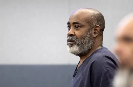 Duane "Keffe D" Davis makes an appearance in Clark County District Court Tuesday, Nov. 7, 2023, in Las Vegas. Davis was arrested in September and has pleaded not guilty to murder in the 1996 killing of rapper Tupac Shakur. (Steve Marcus/Las Vegas Sun via AP, Pool)