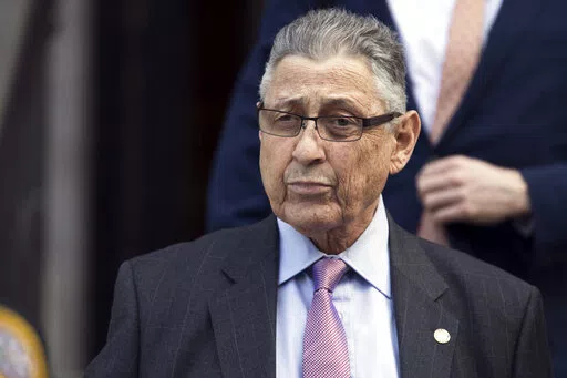 Former New York Assembly Speaker Sheldon Silver leaves federal court in New York on May 11, 2018. Silver, one of the most powerful figures in state government for two decades before his conviction on corruption charges, died in federal custody on Monday, Jan. 24, 2022. He was 77. (AP Photo/Mary Altaffer, File)