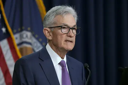 Federal Reserve Board Chair Jerome Powell speaks during a news conference at the Federal Reserve in Washington, Wednesday, May 1, 2024. (AP Photo/Susan Walsh)