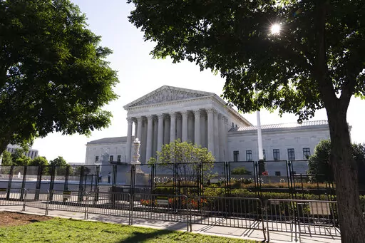 The U.S. Supreme Court on Monday, June 6, 2022, in Washington. (AP Photo/Manuel Balce Ceneta)