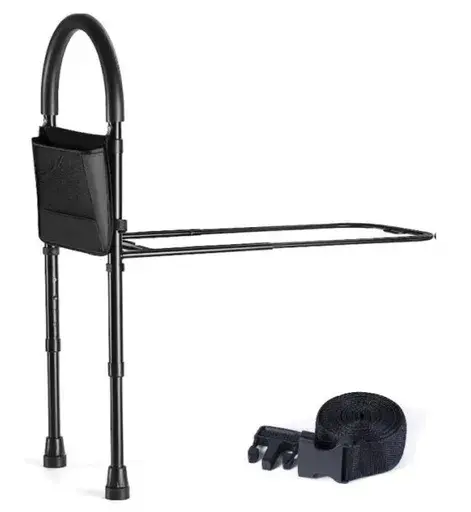 This image provided by the U.S. Consumer Product Safety Commission shows an example of a Medical King Bed Assist Rail, one of the adult bed rails being recalled Thursday, Nov. 14, 2024, due to a risk of death by asphyxiation. (U.S. Consumer Product Safety Commission via AP)