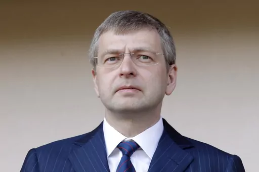 President of the football club AS Monaco, Dmitry Rybolovlev, attends a French league two soccer match between Monaco and Caen at the Louis II stadium on May 4, 2013, in Monaco. Sotheby’s defended itself at a trial Monday, Jan. 8, 2024, against accusations that it helped defraud Rybolovlev out of tens of millions of dollars, saying it knew nothing of wrongdoing by an art buyer who advised the billionaire on buying works by famed artists like Amedeo Modigliani and Leonardo da Vinci. (AP Photo/Li