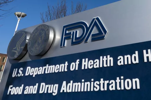 A sign for the U.S. Food and Drug Administration is displayed outside their offices in Silver Spring, Md., Dec. 10, 2020. Drug Administration announced Friday, Jan. 5, 2024, that it will allow Florida to import some prescription drugs from Canada. (AP Photo/Manuel Balce Ceneta, File)
